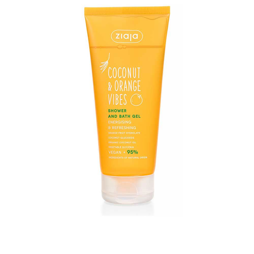 ZiajaCoconutOrangeVibesShowerAndBathGel200ml Ziaja Coconut & Orange Vibes Shower And Bath Gel 200ml - Image 1