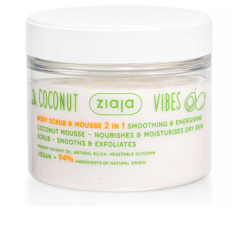 ZiajaCoconutVibesBodyScrubAndMousse2-In-1270ml Ziaja Coconut Vibes Body Scrub And Mousse 2-Em-1 270ml - Image 1