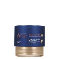 Jar  of  Avène  DermAbsolu  Intensive  Resculping  Night  Cream  by  Avène,  a  gel  cream  indicated  for  skin  redensification.