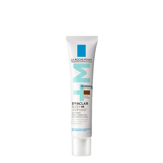 LaRochePosayEffaclarDuoMUnifiantTintedCareDarkTone40ml La Roche Posay Effaclar Duo+ M Unifiant Cuidado Corretor Tom Escuro 40ml - Image 1