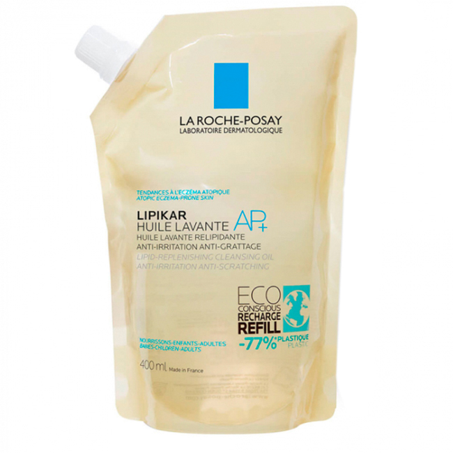 LaRochePosayLipikarAP+CleansingOilRefill400ml Bottle of Lipikar AP