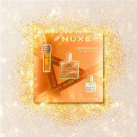 a multi-product kit indicated for nourishing and illuminating the skin and lips.