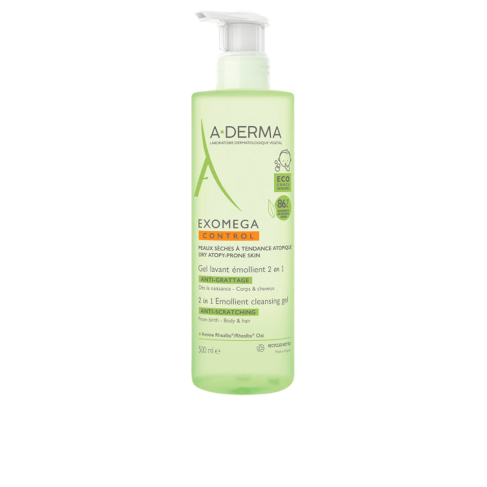 A-DermaExomegaControlEmollientGel2In1500ml A-Derma Exomega Control Emollient Gel 2In1 500ml