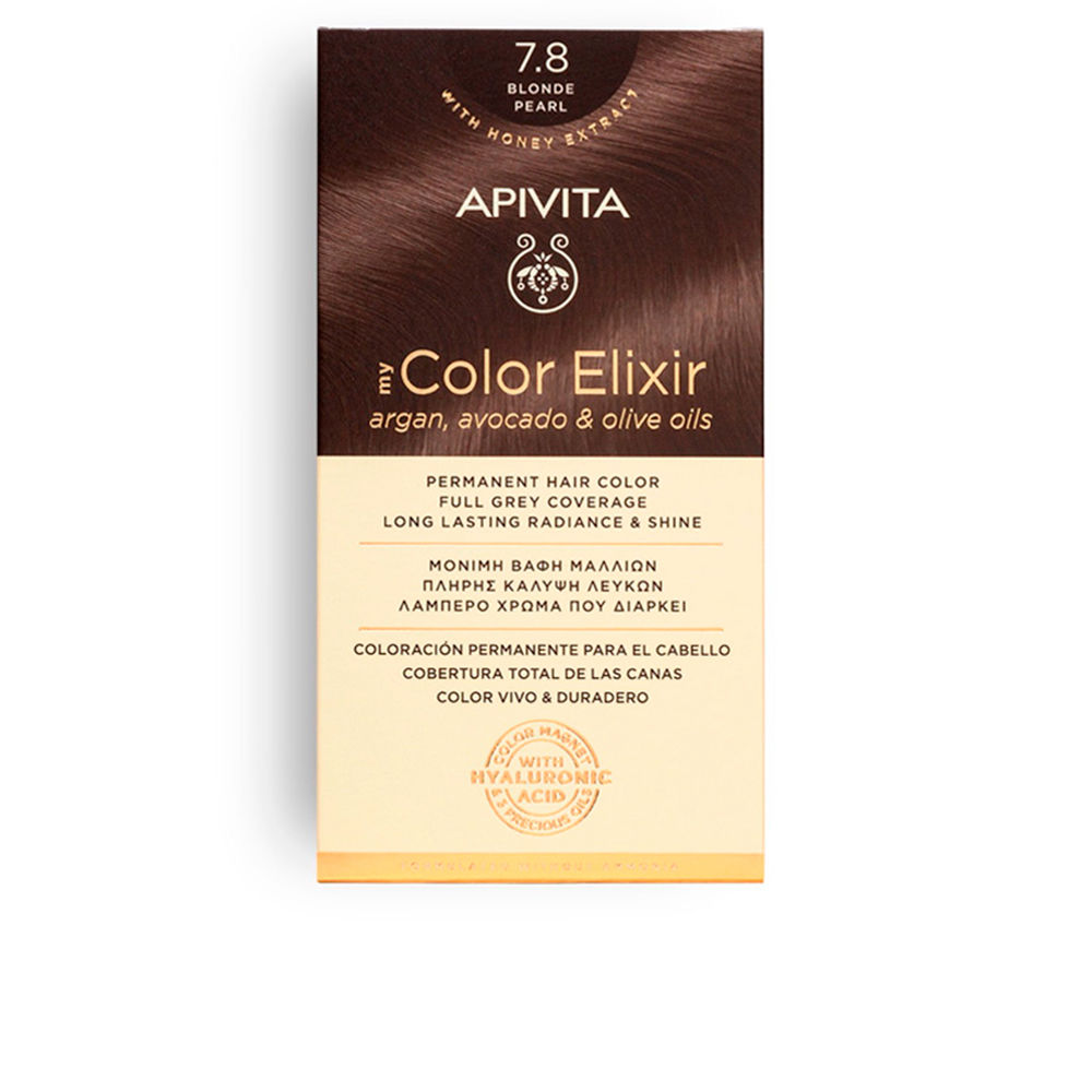 Apivita My Color Elixir Permanent Hair Color 7.8 Blonde Pearl