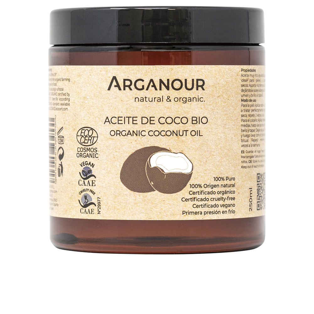 Arganour Organic Coconut Oil 250ml