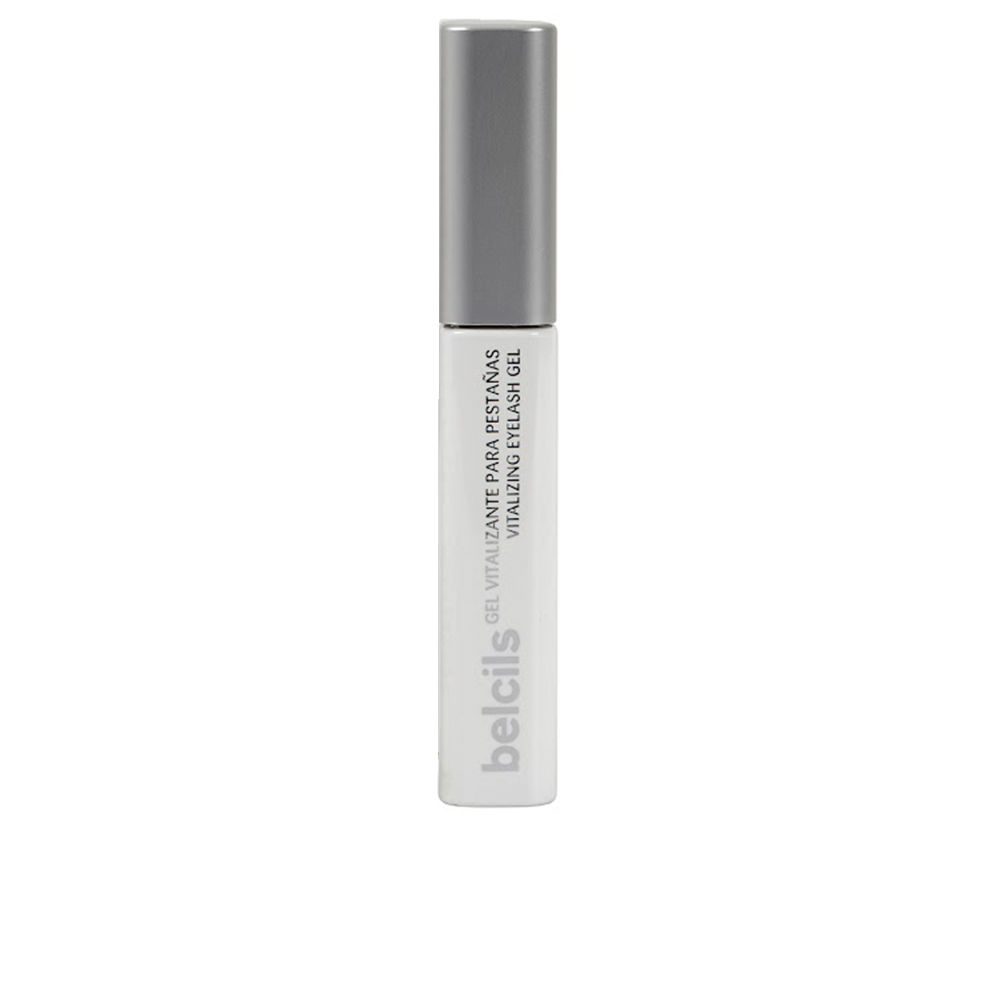 Product  container  of  Belcils  Vitalizing  Gel  For  Eyelashes  by  Belcils,  a  gel  indicated  for  stimulating  natural  eyelash  growth.