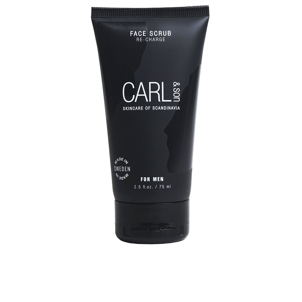 Tube  of  Carl  &  Son  Face  Scrub  by  Carl  &  Son,  a  facial  scrub  indicated  for  eliminating  dead  skin  cells  and  impurities.