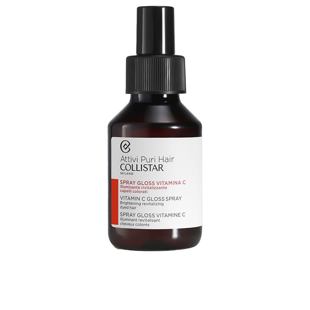 Spray  of  Collistar  Vitamin  C  Gloss  Spray  by  Collistar,  a  styling  spray  indicated  for  boosting  hair  color  and  providing  glossy  shine.