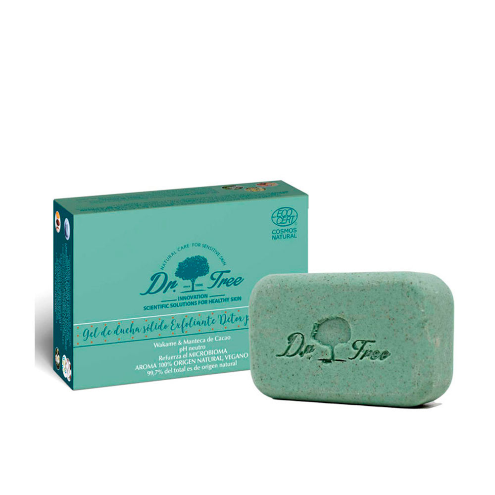 Dr.TreeSolidExfoliatingGel120g Product container of Dr. Tree Solid Exfoliating Gel by Dr. Tree, a solid gel indicated for cleansing, purifying and oxygenating the skin.