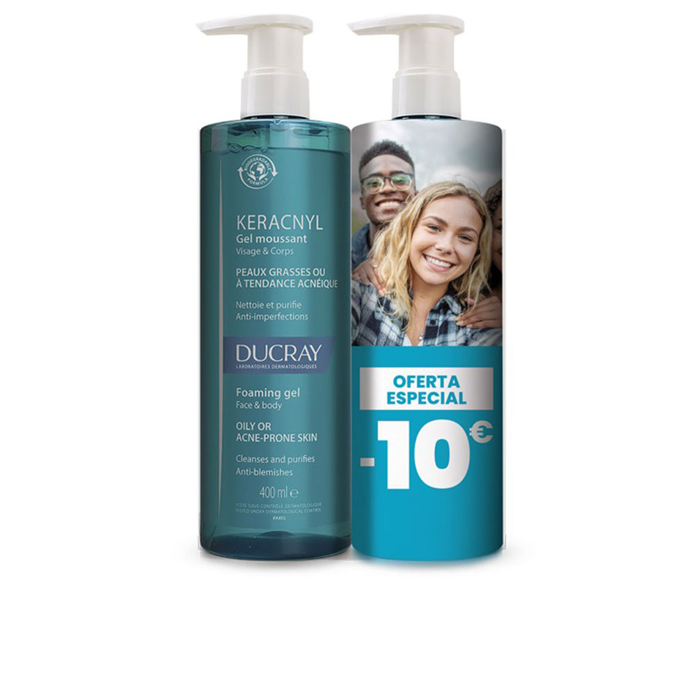 Ducray Keracnyl Duo Foaming Gel 2x400ml