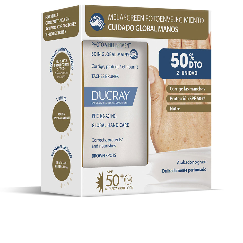 Ducray Melascreen Global Photoaging Hand Care SPF50+ Duo 2x50ml