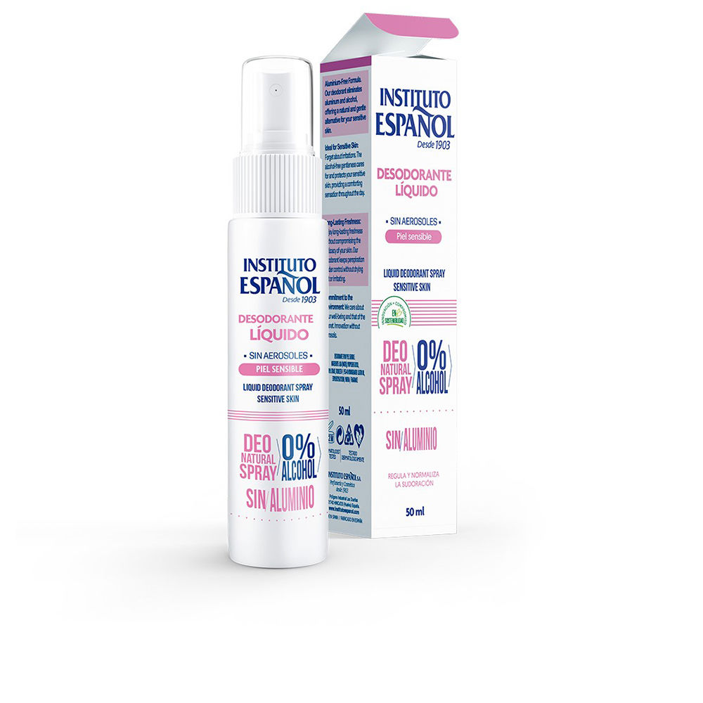 Spray  of  Instituto  Español  Sensitive  Skin  Liquid  Deodorant  Spray  by  Instituto  Español,  a  deodorant  for  sensitive  skin.