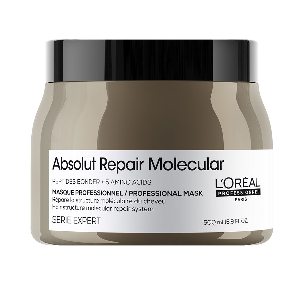 LOrealProfessionnelAbsolutRepairMolecularLeave-InRepairMask500ml L'Oréal Professionnel Absolut Repair Molecular Leave-In Repair Mask 500ml - 画像 (1)