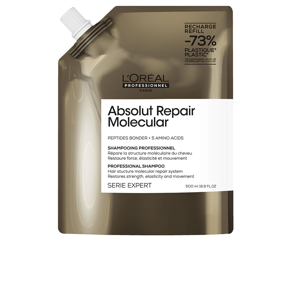 LOrealProfessionnelAbsolutRepairMolecularShampooRefill500ml L'Oréal Professionnel Absolut Repair Molecular Champô Recarga 500ml - Image 1