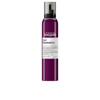 Bottle  of  LOreal  Professionnel  Curl  Expression  Cream-In-Mousse  by  LOreal,  a  mousse  indicated  for  defining  curly  hair.