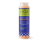 Bottle  of  Luxana  Vida  Shock  Hair  Loss  Organic  Keratin  Shampoo  by  Luxana  Vida,  a  shampoo  indicated  for  strengthening  weakened  hair.