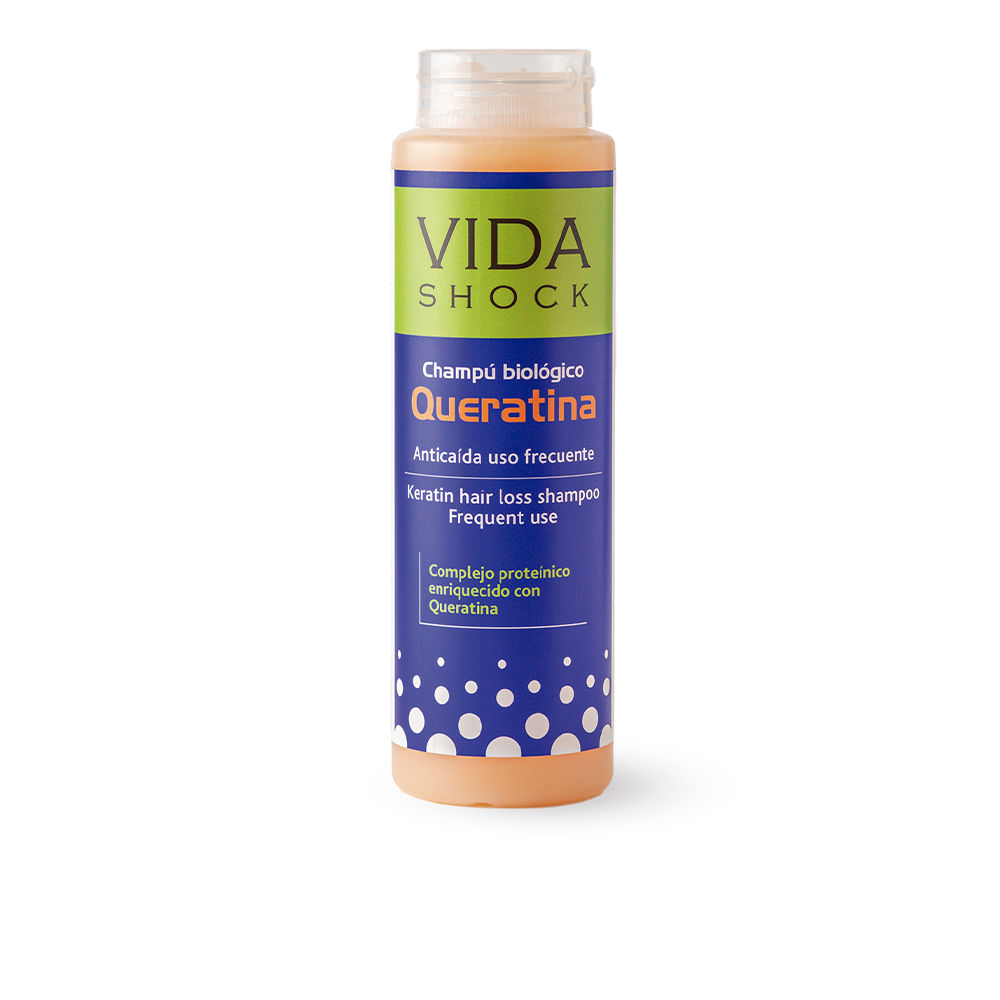 LuxanaVidaShockHairLossOrganicKeratinShampoo300ml Bottle of Luxana Vida Shock Hair Loss Organic Keratin Shampoo by Luxana Vida, a shampoo indicated for strengthening weakened hair.
