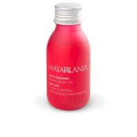 Bottle  of  Matarrania  100%  Organic  Anti-Cellulite  And  Firming  Body  Moisturizing  Oil  by  Matarrania,  an  oil  indicated  for  cellulite  reduction.