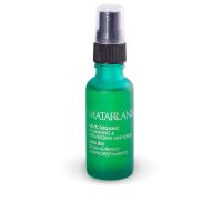 Bottle  of  Matarrania  100%  Organic  Anti-Frizz  Nourishing  Hair  Serum  by  Matarrania,  a  hair  serum  indicated  for  repairing  split  ends.