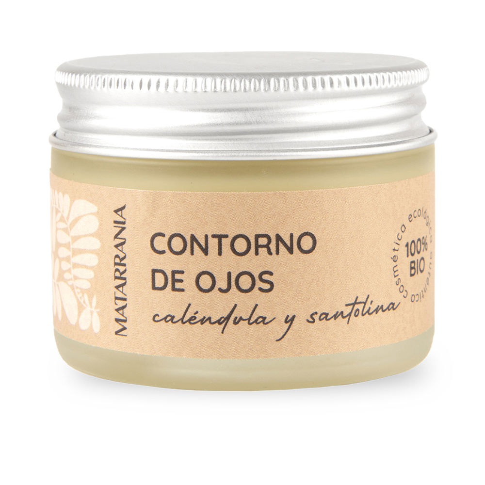 Matarrania100%OrganicEyeContourCream30ml Jar of Matarrania 100% Organic Eye Contour Cream by Matarrania, a contour cream indicated for firming and draining the eye area.