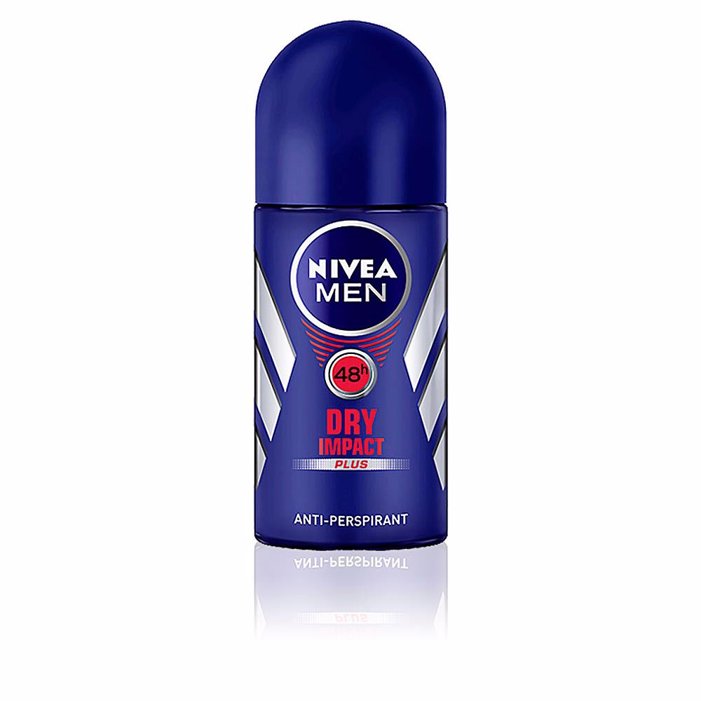 NiveaMenDryImpactPlusDeoRoll-On50ml Nivea Men Dry Impact Plus Desodorizante Roll-On 50ml - Image 1