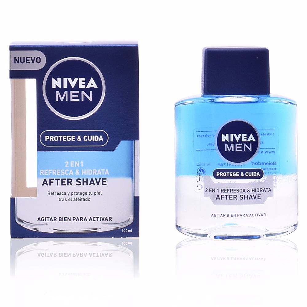NiveaMenProtectCareAfter-Shave2in1100ml Nivea Men Protect & Care After-Shave 2 in 1 100ml - Image 1