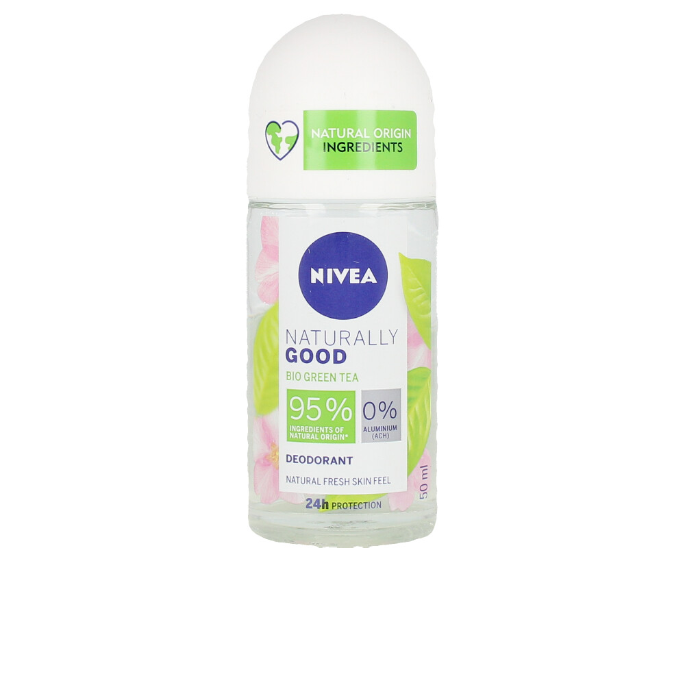 NiveaNaturallyGoodGreenTeaRoll-OnDeodorant50ml Nivea Naturally Good Green Tea Roll-On Deodorant 50ml