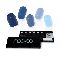 Nooves Gel Sheets Melancholic Heart Solid False Nails x20
