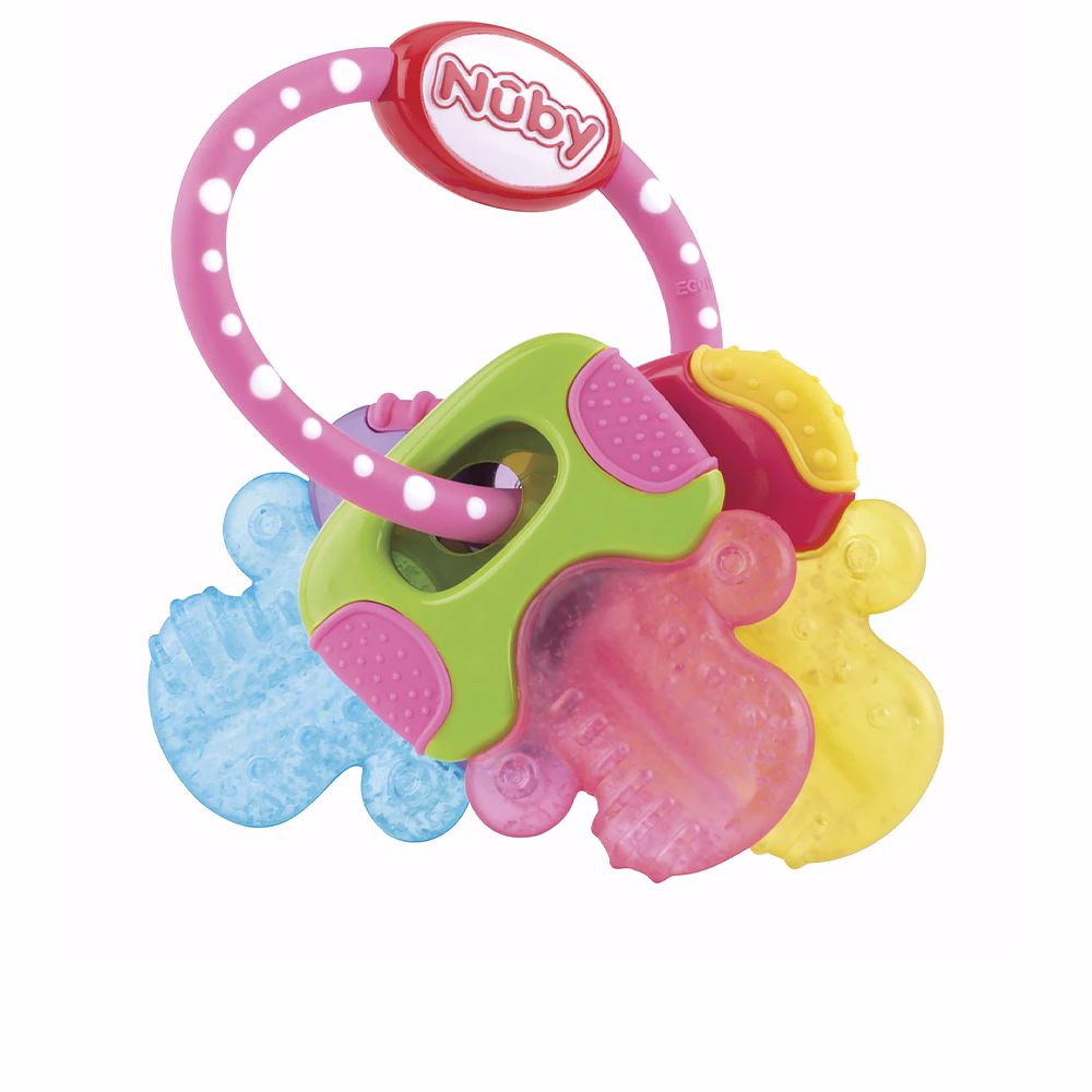 NubyIcybiteTeether3MPinkColor Nûby Icybite 歯固め 3M+ ピンク色 - 画像 (1)