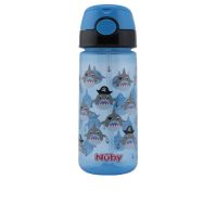 Nûby Mug With Button And Soft Straw 3 Years+ Color Blue 540ml