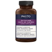 Box  of  Phyto  Phytocyane  Anti-Hair  Loss  Food  Capsules  by  Phyto,  a  dietary  supplement  indicated  for  treating  progressive  hair  loss.