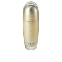 Bottle  of  Sensai  Ultimate  The  Emulsion  by  Sensai,  an  emulsion  indicated  for  intense  moisturizing  and  reducing  signs  of  aging.
