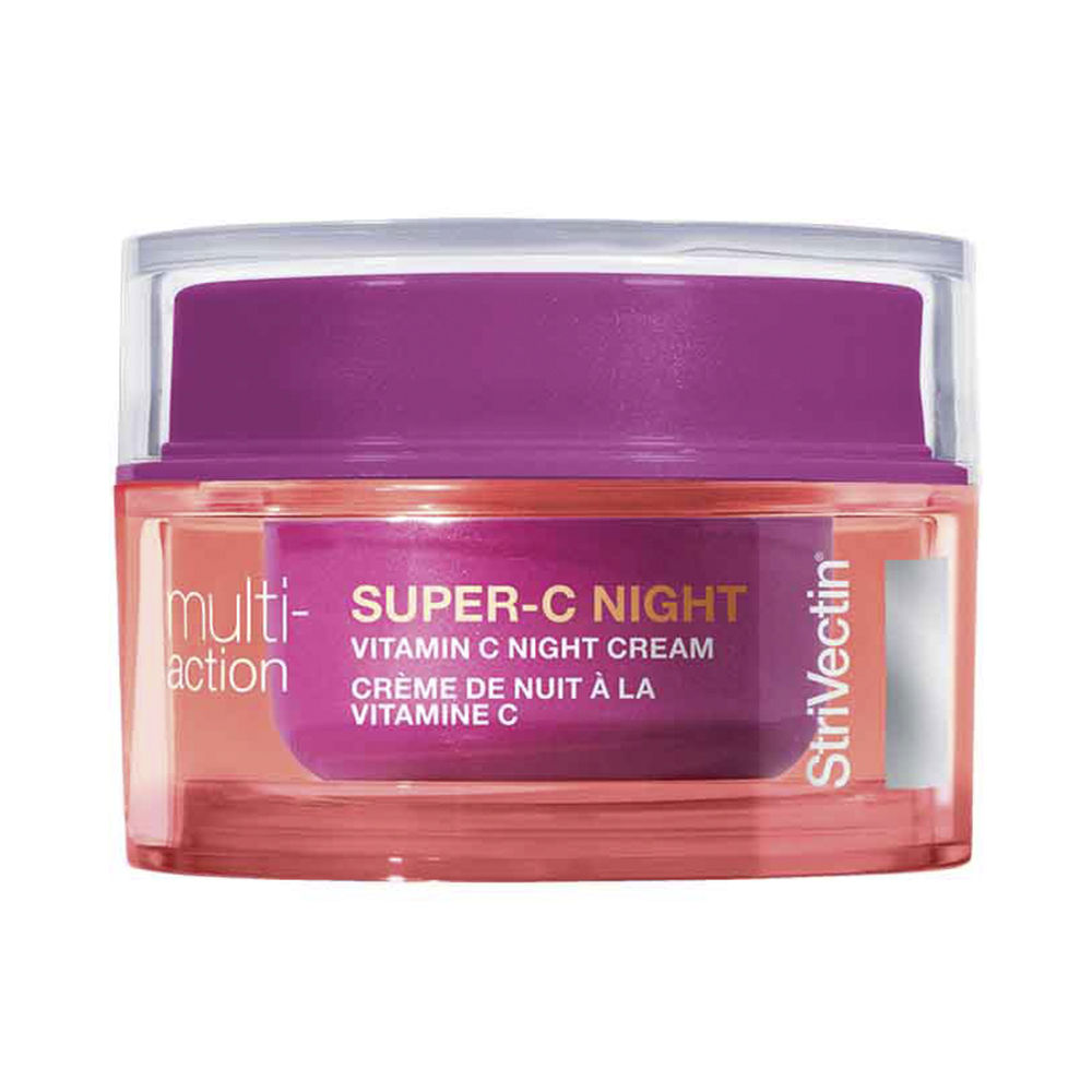 StrivectinSuperCNightCreamWithVitaminC50ml Jar of Strivectin Super C Night Cream With Vitamin C by Strivectin, a night cream indicated for brightening dull skin tone.