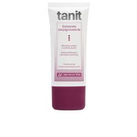 Tube  of  Tanit  Depigmenting  Scrub  by  Tanit,  a  facial  scrub  indicated  for  exfoliating  skin  and  reducing  the  appearance  of  spots.