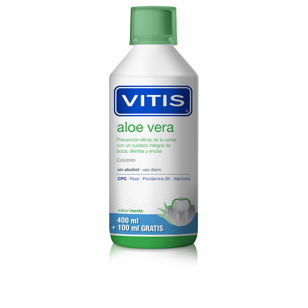 VitisAloeVeraMouthwash500ml Colutório Vitis Aloe Vera 500ml - Image 1