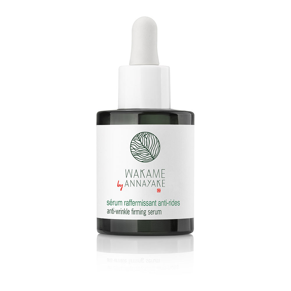 AnnayakeWakameAnti-WrinkleFirmingSerum30ml Bottle of Wakame Anti-Wrinkle Firming Serum by Annayake, a serum indicated for reducing signs of aging and loss of density.