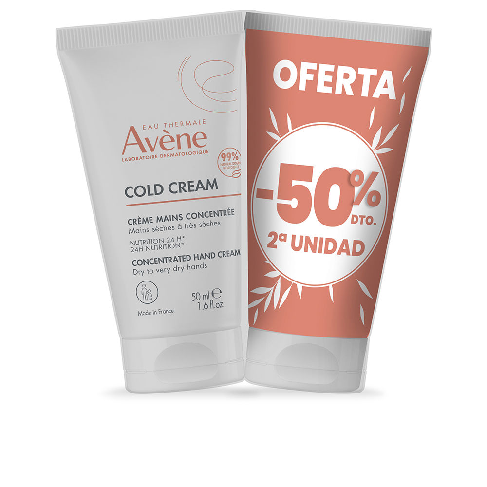 AvèneColdCreamConcentratedHandCreamDuo2x50ml Avène Cold Cream Concentrated Hand Cream Duo 2x50ml