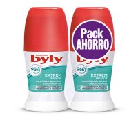 Box  of  Byly  Extreme  Freshness  96H  Deodorant  Roll-On  Duo,  a  roll-on  deodorant  indicated  for  sweat  protection.