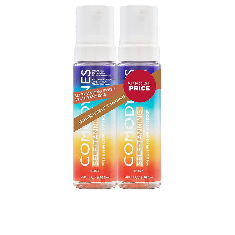 ComodynesSelf-TanningFreshWaterMousseDuo2x200ml Comodynes Self-Tanning Fresh Water Mousse Duo 2x200ml