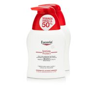 Bottle  of  Eucerin  Intim  Protect  Intimate  Hygiene  Gel  by  Eucerin,  a  cleansing  gel  indicated  for  intimate  area  hygiene.