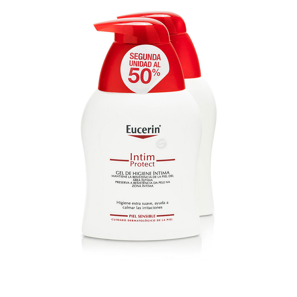 EucerinIntimProtectIntimateHygieneGelDuo2x250ml Bottle of Eucerin Intim Protect Intimate Hygiene Gel by Eucerin, a cleansing gel indicated for intimate area hygiene.
