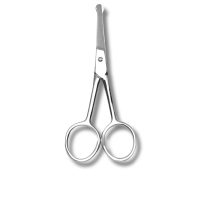 Product  container  of  Baby  Nail  Scissors  by  Galiplus,  a  grooming  tool  indicated  for  precise  trimming  of  infant  and  baby  nails.