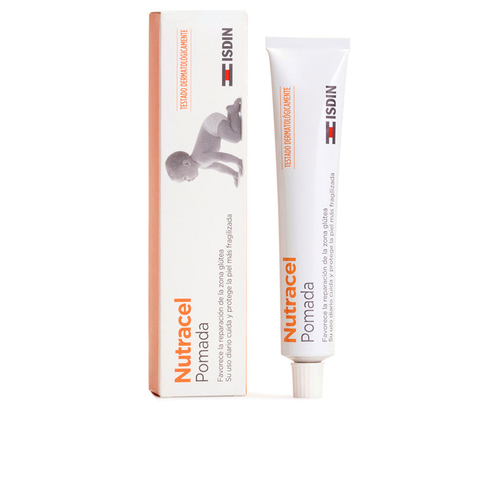 IsdinNutracelOintment50g Tube of Isdin Nutracel Ointment by Isdin, an emollient ointment indicated for protecting and repairing fragile skin in the gluteal area.