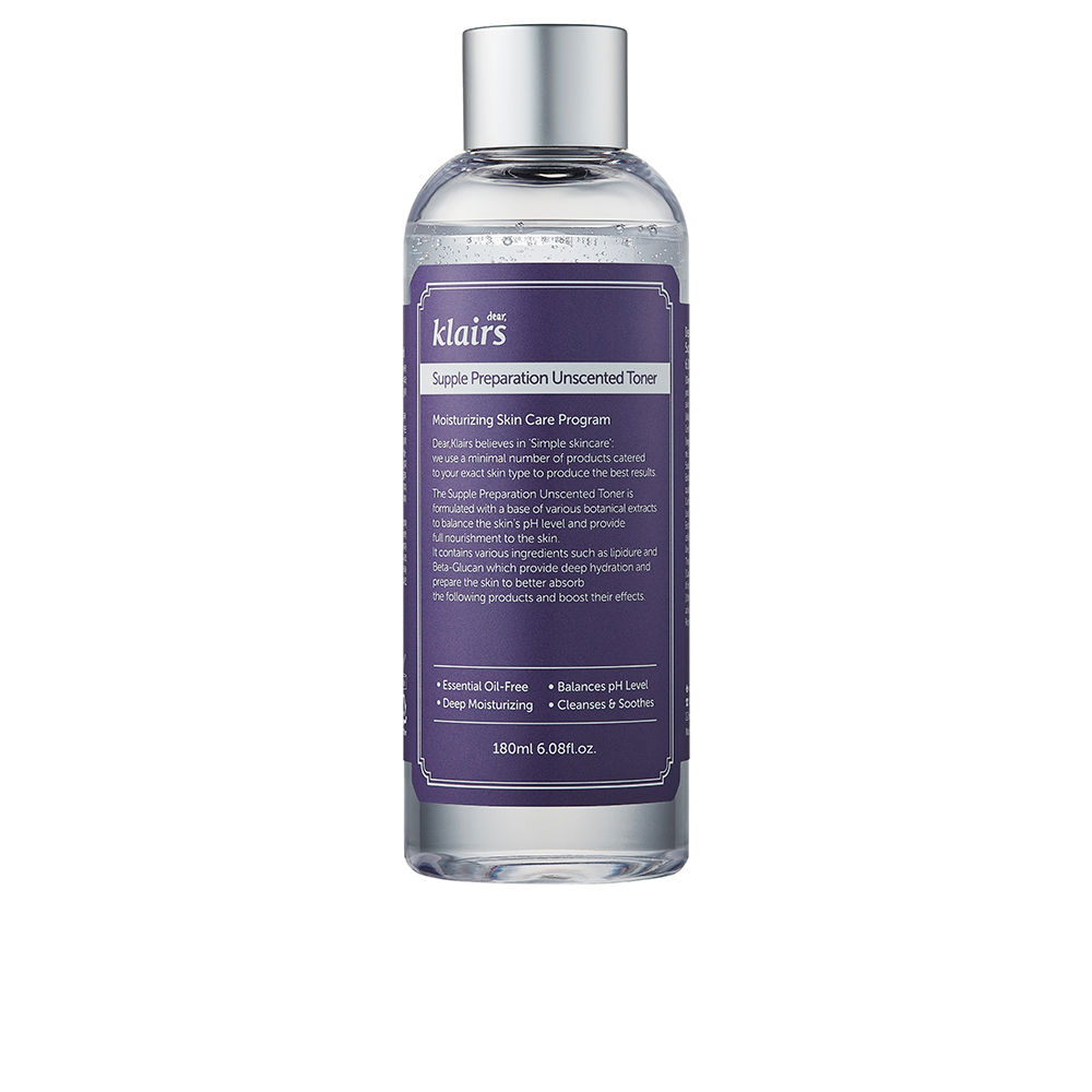 KlairsSupplePreparationUnscentedToner180ml Klairs Supple Preparation Unscented Toner 180ml - Image 1