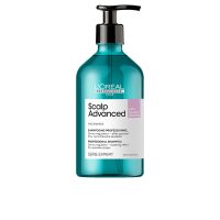 Bottle  of  LOreal  Professionnel  Scalp  Advanced  Shampoo  by  LOreal  Professionnel,  a  shampoo  indicated  for  sensitive  scalps.