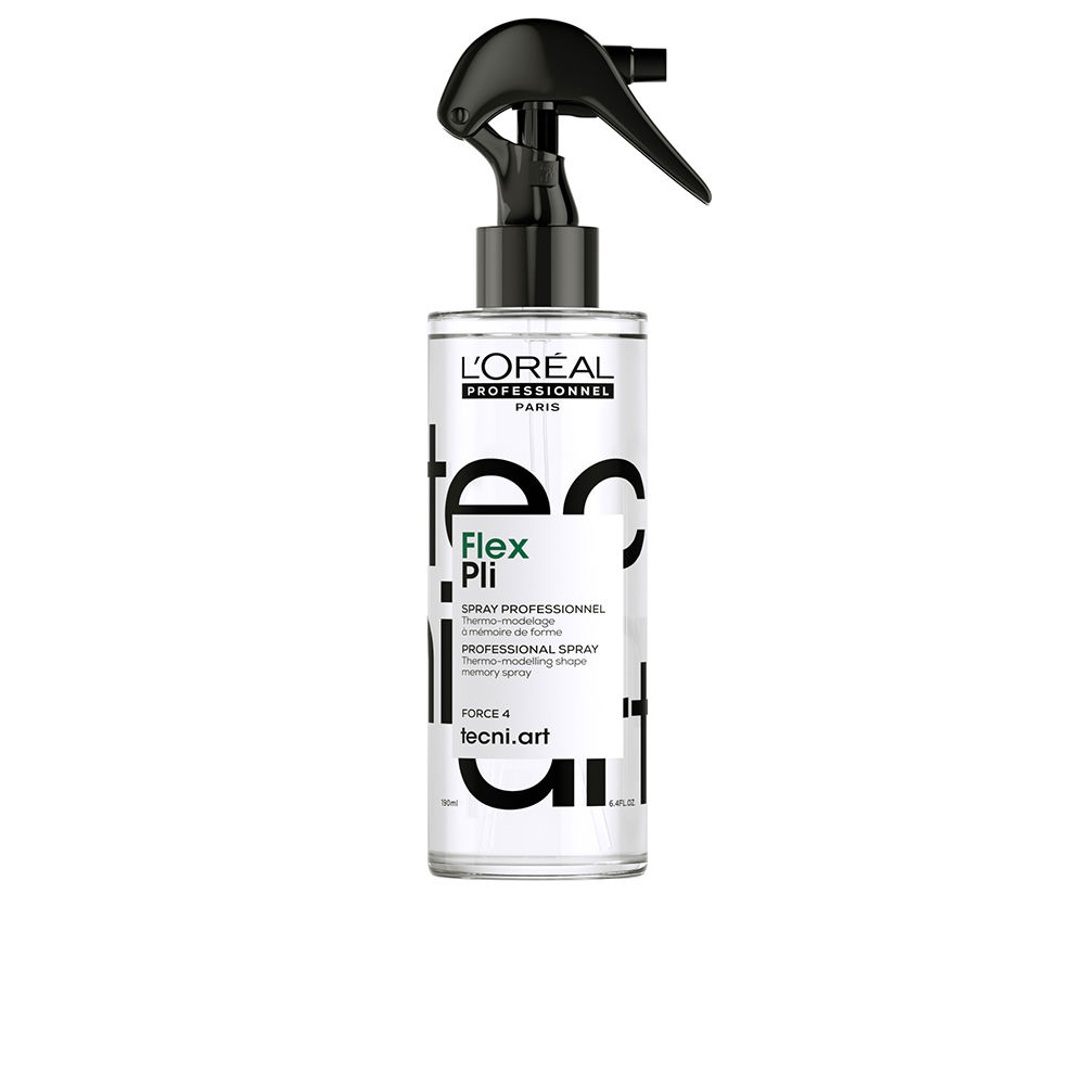 L'OréalProfessionnelTecniArtPliThermo-ModellingSpray190ml Spray of LOréal Professionnel Tecni Art Pli Thermo-Modelling Spray by LOréal, a styling spray indicated for hair shape and memory.