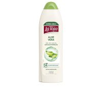 Bottle  of  La  Toja  Aloe  Vera  Shower  Gel  by  La  Toja,  a  moisturizing  shower  gel  indicated  for  gently  cleansing  all  skin  types.