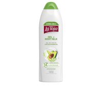 Bottle  of  La  Toja  Avocado  Shower  Gel  Cream  by  La  Toja,  a  shower  gel  cream  indicated  for  hydrating  and  cleansing  the  skin.