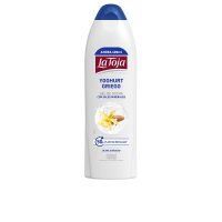 Bottle  of  La  Toja  Greek  Yoghurt  Shower  Gel  Cream  by  La  Toja,  a  shower  gel  indicated  for  moisturizing  the  skin.