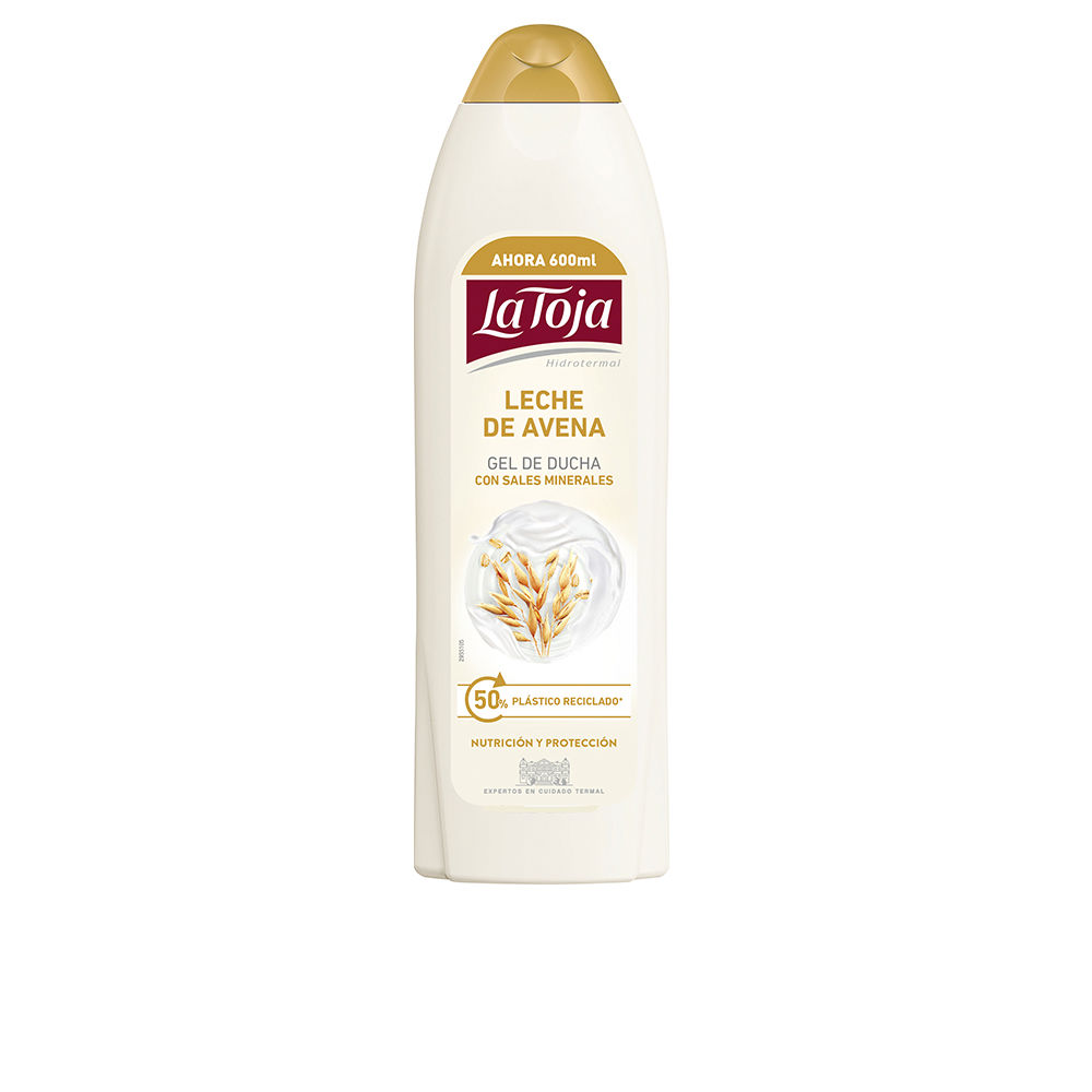 LaTojaOatMilkShowerGel600ml Bottle of La Toja Oat Milk Shower Gel by La Toja, a moisturizing shower gel indicated for nourishing and hydrating the skin.